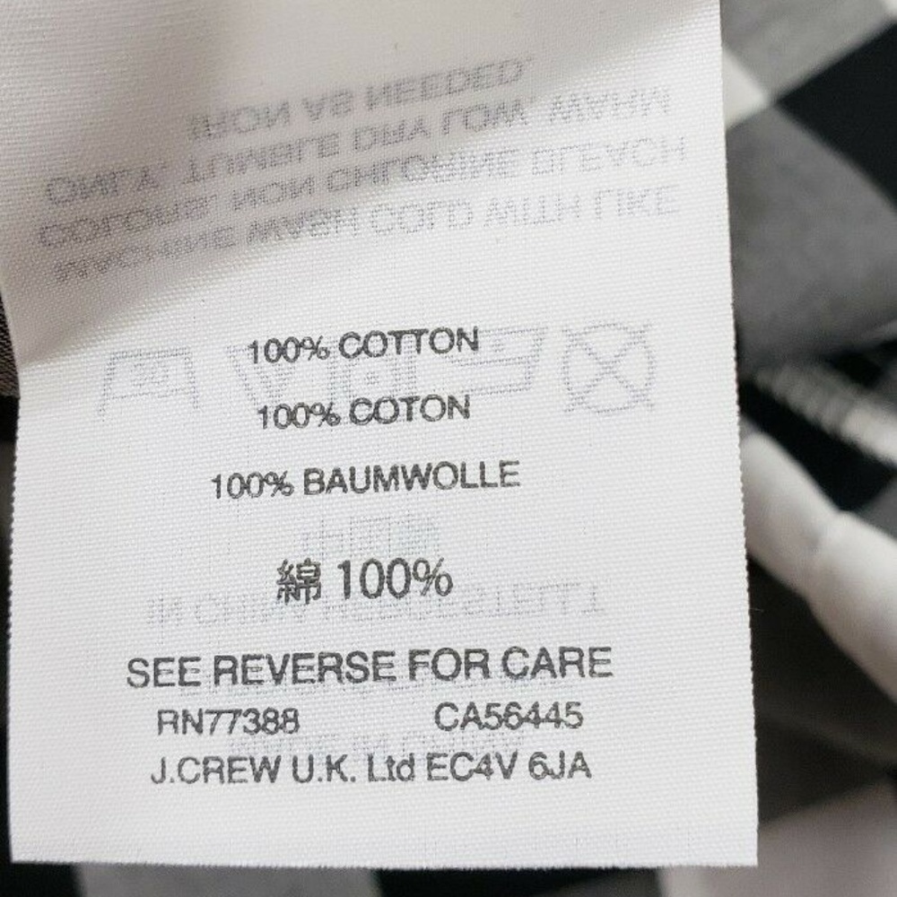 J. Crew Maybe One-Shoulder Mix Gingham Top - Picture 6 of 8